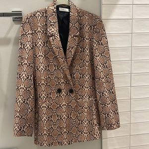 Anine Bing Python Blazer